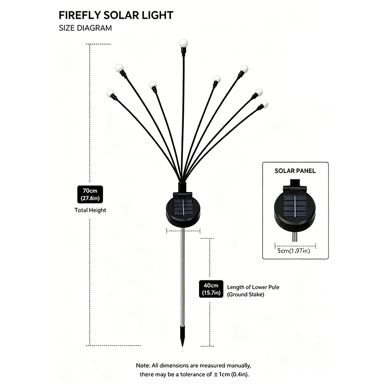 Outdoor Solar Firefly Lights๐