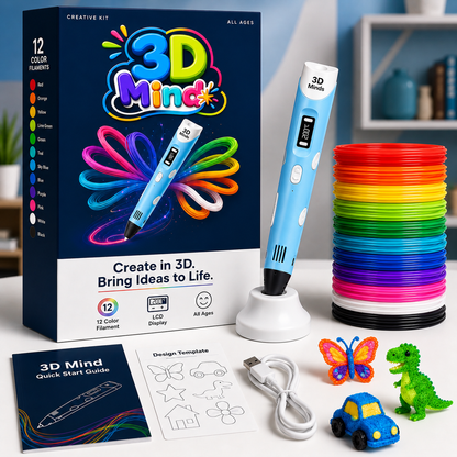 📢📢 50% OFF! ⏰ MindSpark™ 3D Printing Pen Set