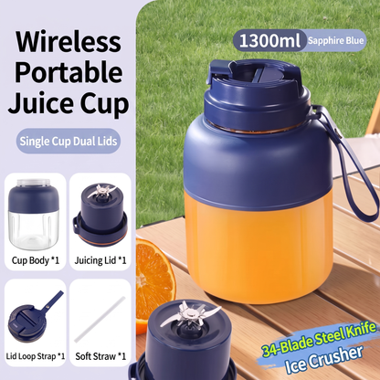 🔥Sale 43% OFF!✨1300ml High-Capacity Portable Blender 🍹 Stay Fresh On The Move