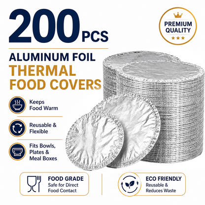 📢📢 50% OFF! ⏰【100 Pieces】 Aluminum Foil Insulating Cover