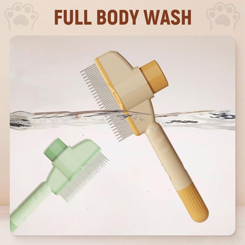 🔥3-in-1 NanoCare Pet Flea Comb Grooming Brush ☑️ Removes Fleas, Cleans Fur & Massages Skin