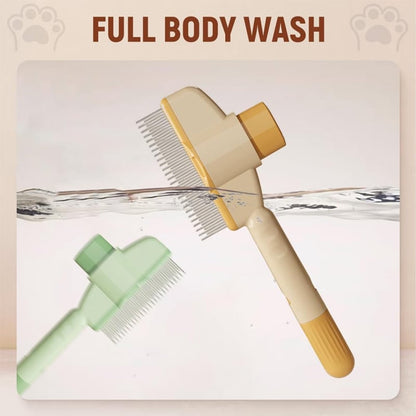 🔥3-in-1 NanoCare Pet Flea Comb Grooming Brush ☑️ Removes Fleas, Cleans Fur & Massages Skin