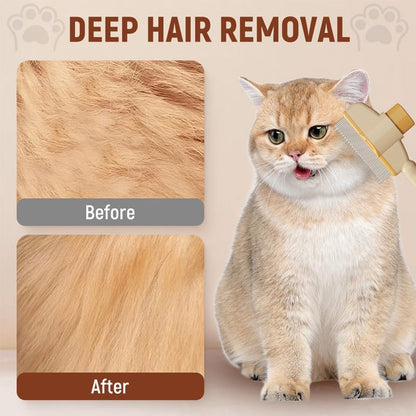 🔥3-in-1 NanoCare Pet Flea Comb Grooming Brush ☑️ Removes Fleas, Cleans Fur & Massages Skin