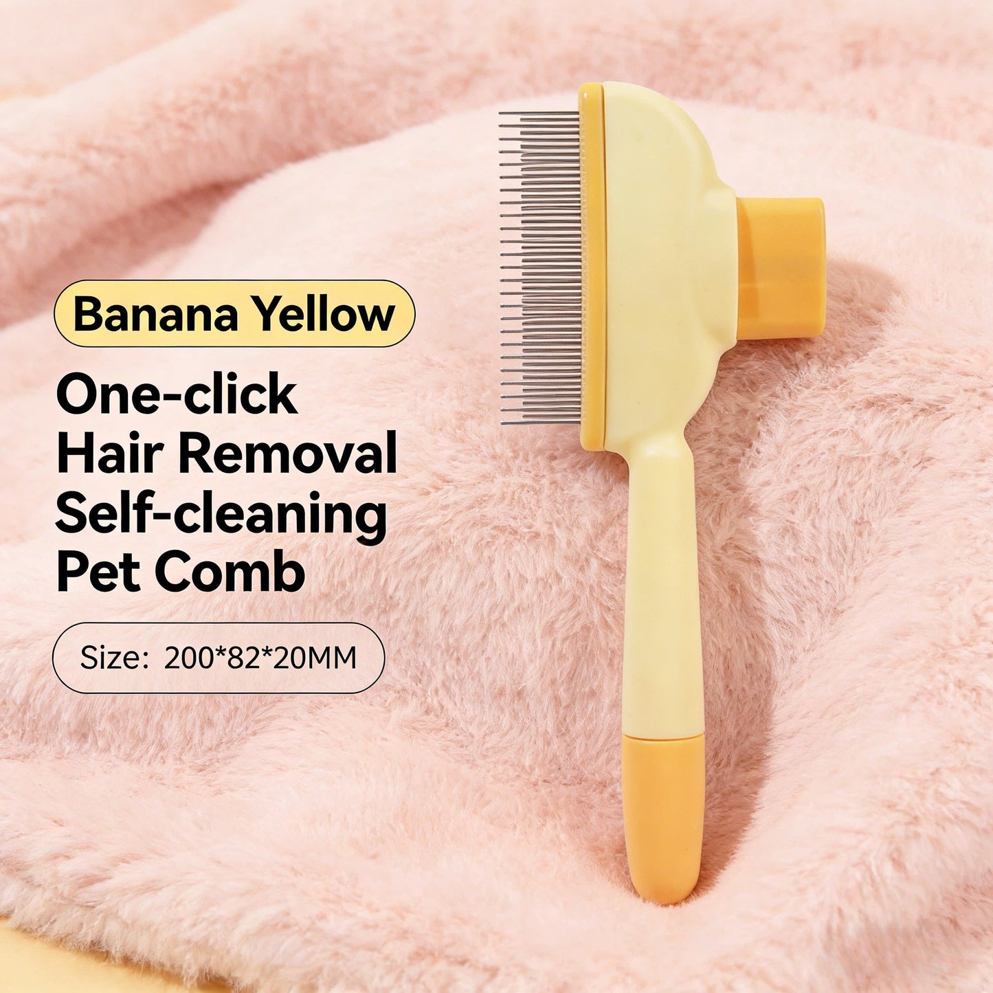 🔥3-in-1 NanoCare Pet Flea Comb Grooming Brush ☑️ Removes Fleas, Cleans Fur & Massages Skin