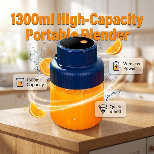 🔥Sale 43% OFF!✨1300ml High-Capacity Portable Blender 🍹 Stay Fresh On The Move
