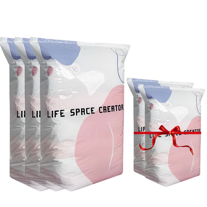 🛏️No-Pump Vacuum Bags – Save 80% Space, Keep Clothes Dry & Dust-Free, for Bedding & Gear