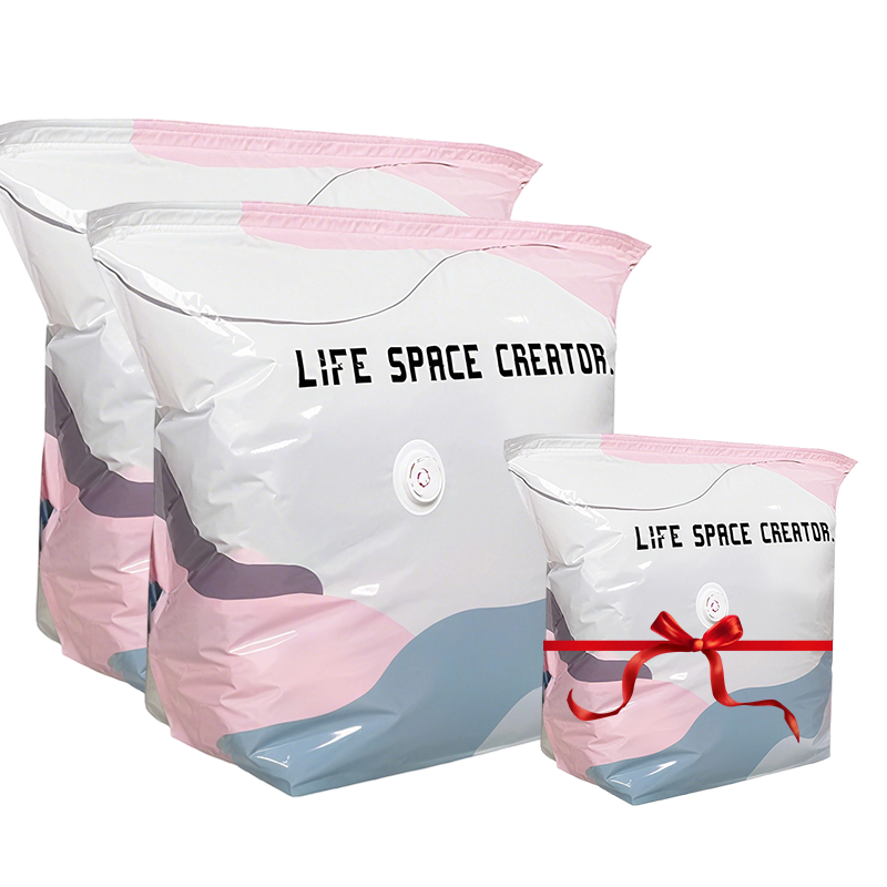 🛏️No-Pump Vacuum Bags – Save 80% Space, Keep Clothes Dry & Dust-Free, for Bedding & Gear